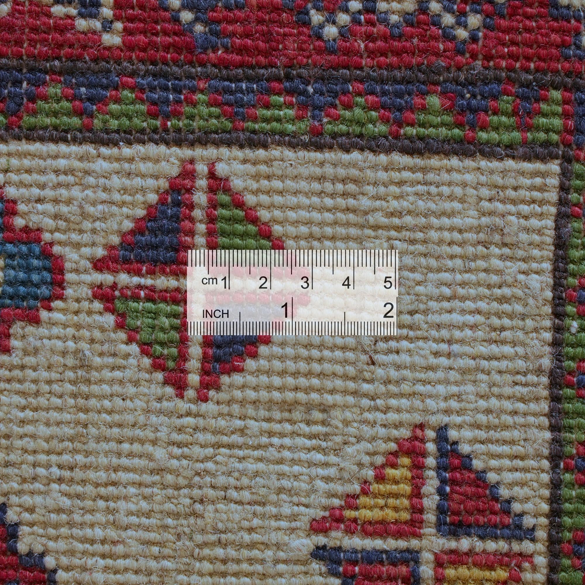 80cm x 295cm Hand Knotted Kazak Runner Rug