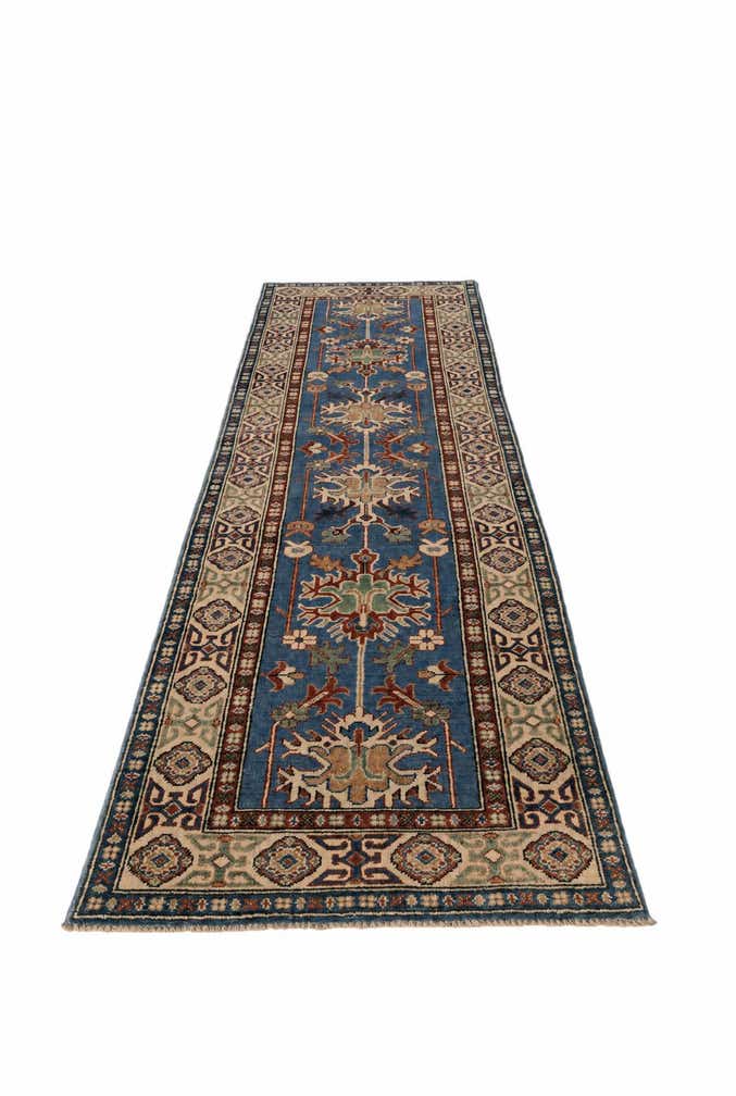 2' 8 x 9' 8 Hand Knotted Kazak Runner Rug