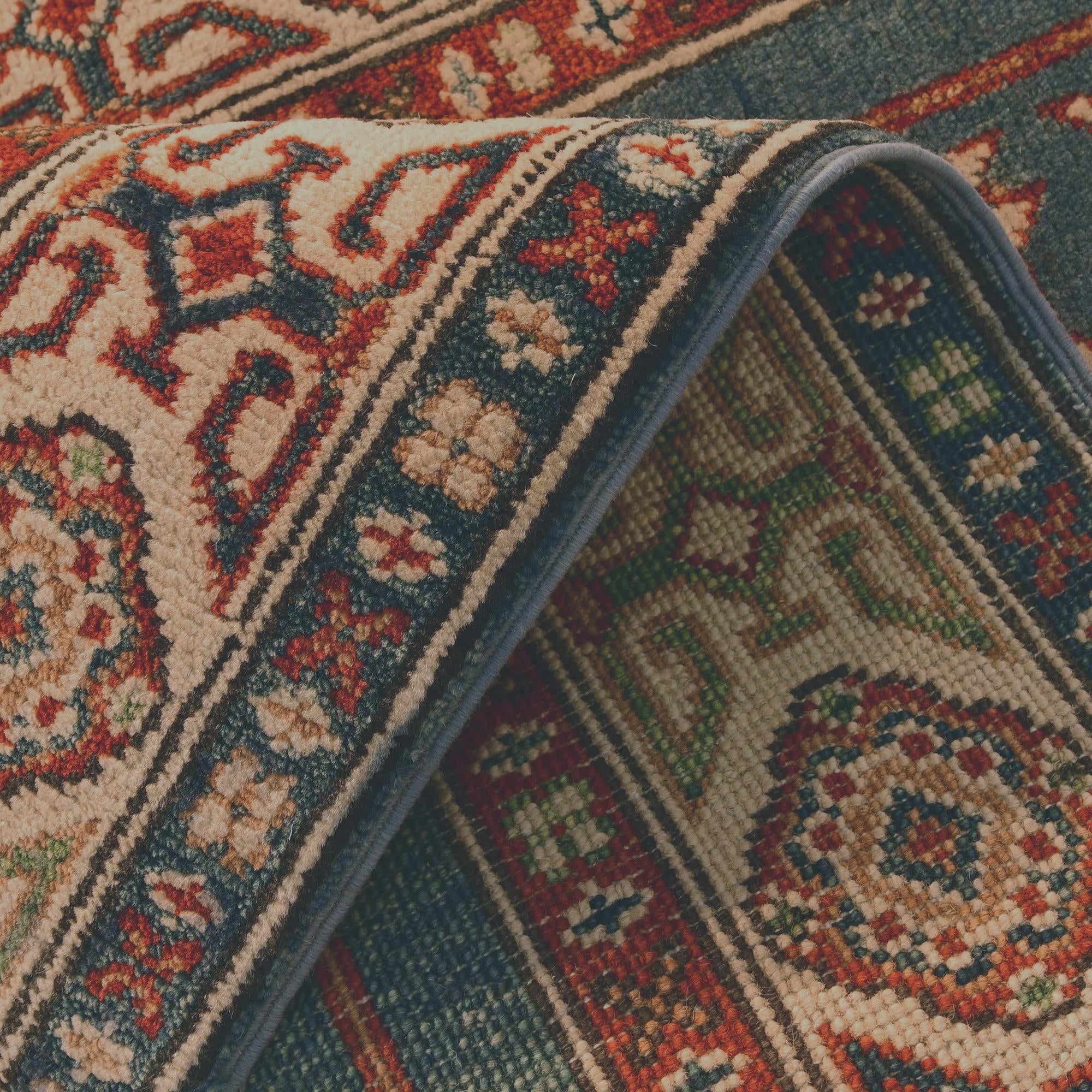 2' 8 x 9' 8 Hand Knotted Kazak Runner Rug