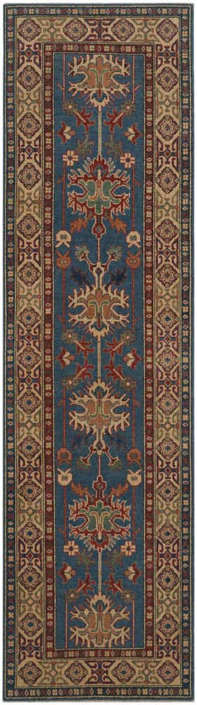 2' 8 x 9' 8 Hand Knotted Kazak Runner Rug