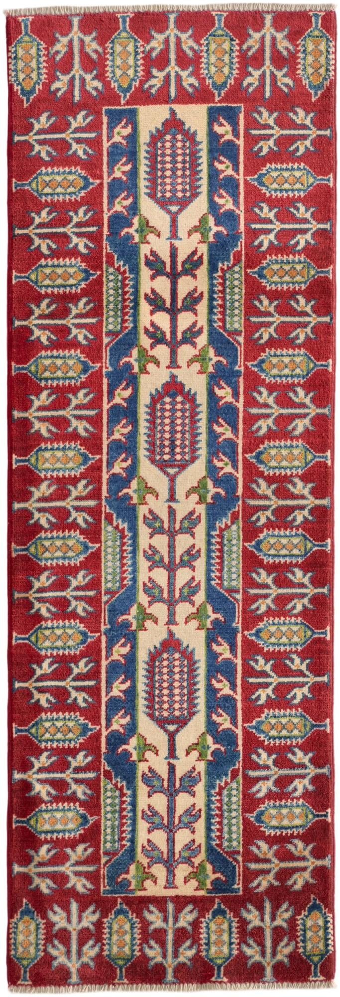 2' 1 x 6' 1 Hand Knotted Kazak Runner Rug