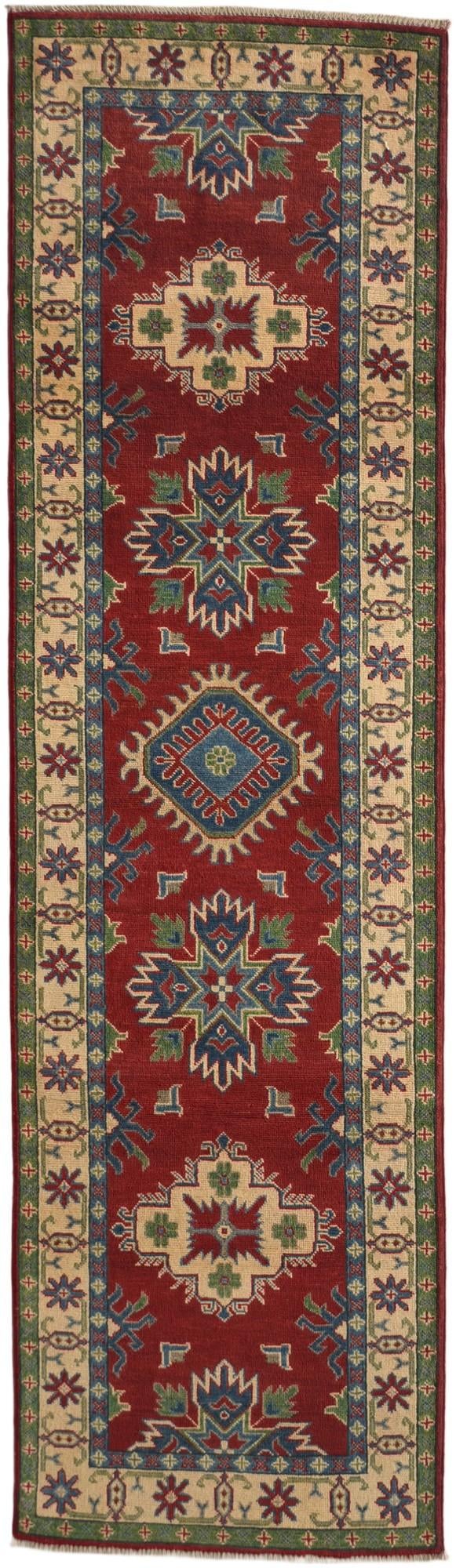 Detail image 2 of 12: 2' 9 x 9' 9 Hand Knotted Kazak Runner Rug