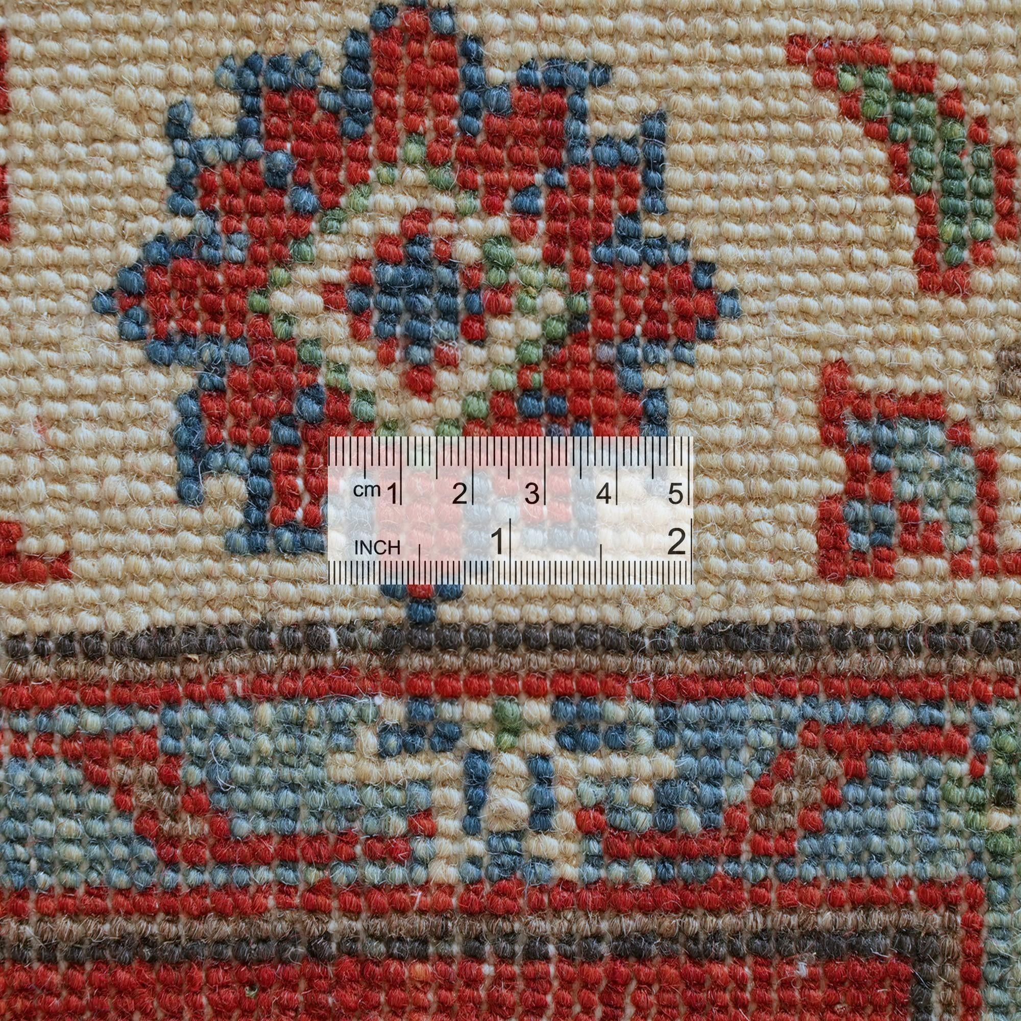 80cm x 210cm Hand Knotted Kazak Runner Rug