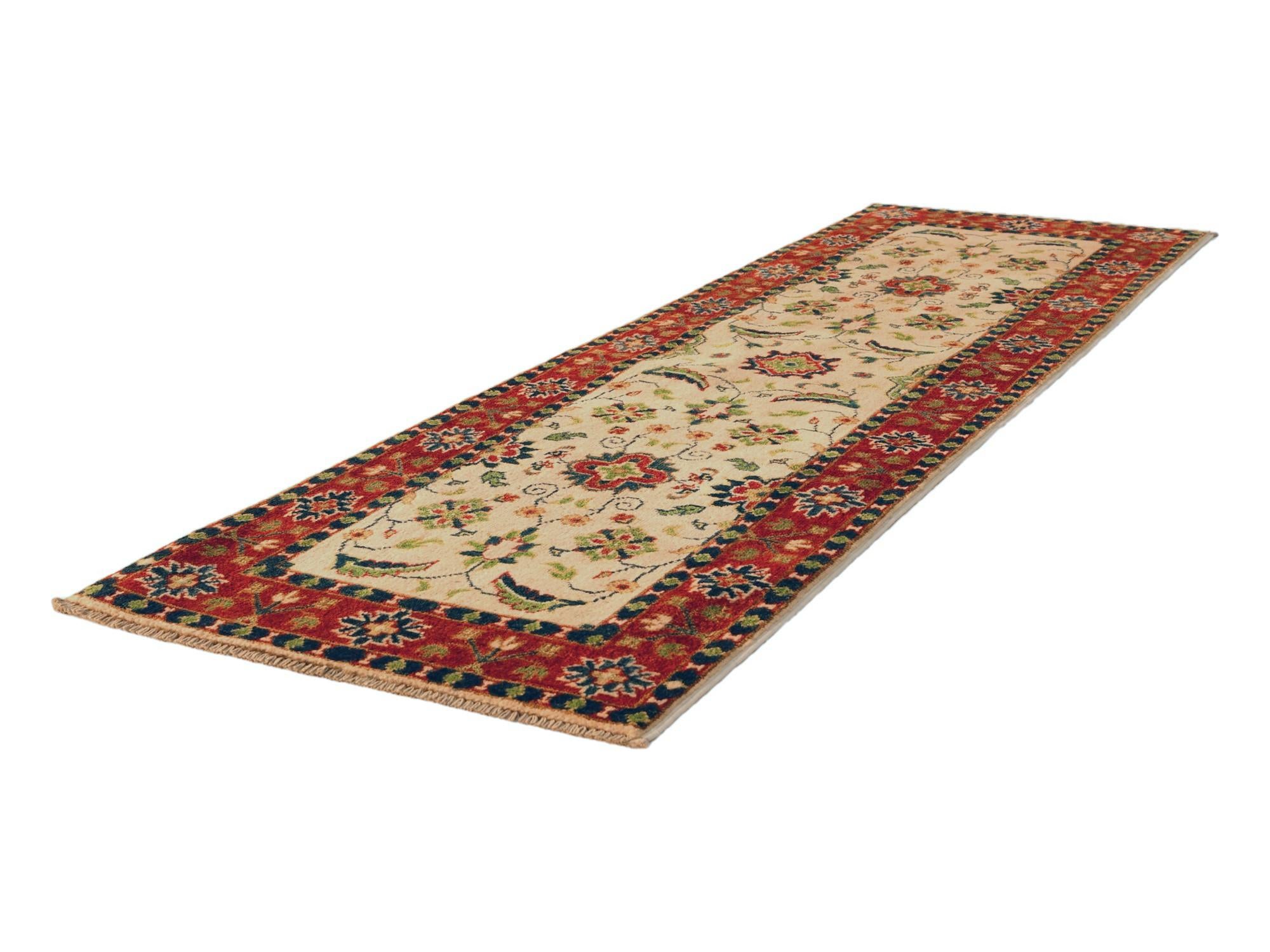 2' x 6' 3 Hand Knotted Kazak Runner Rug