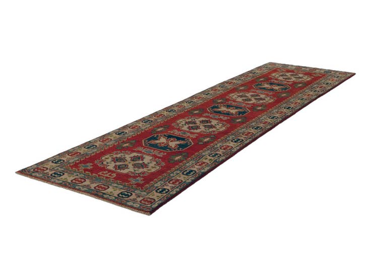 Detail image of 2' 9 x 9' 9 Hand Knotted Kazak Runner Rug