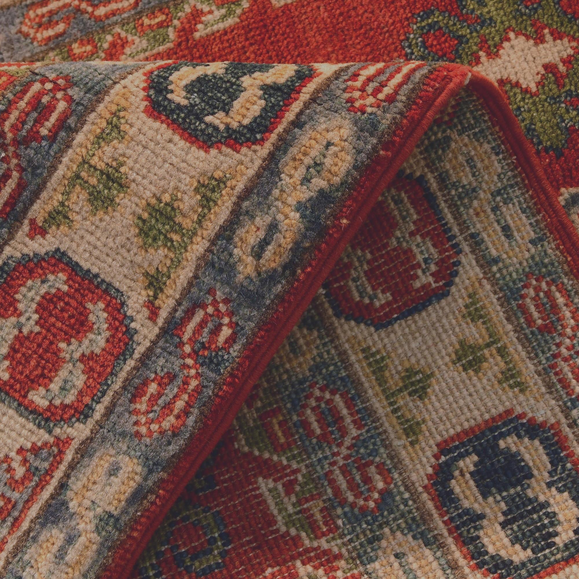 2' 9 x 9' 9 Hand Knotted Kazak Runner Rug
