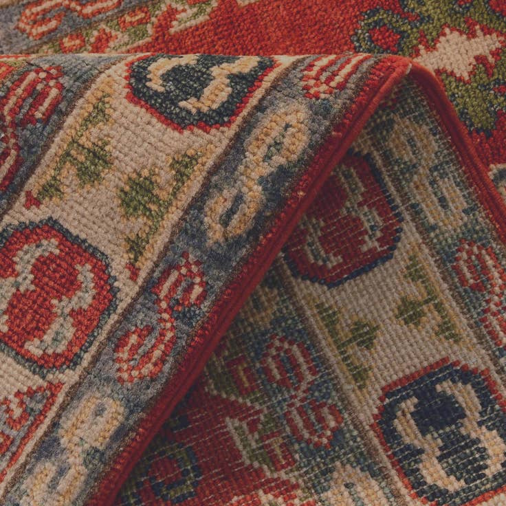 Detail image of 2' 9 x 9' 9 Hand Knotted Kazak Runner Rug