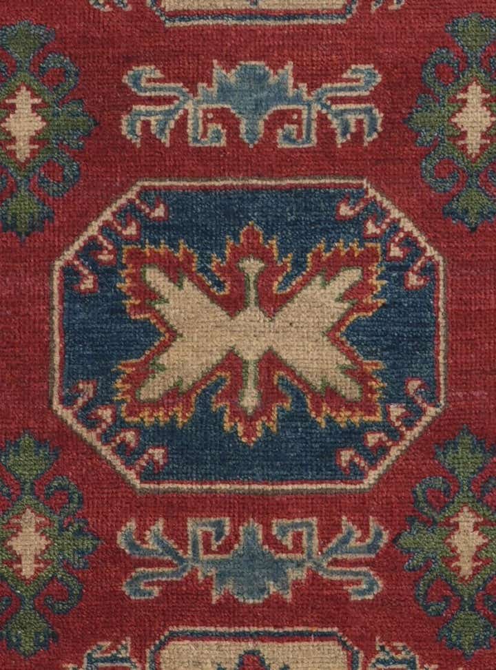 2' 9 x 9' 9 Hand Knotted Kazak Runner Rug