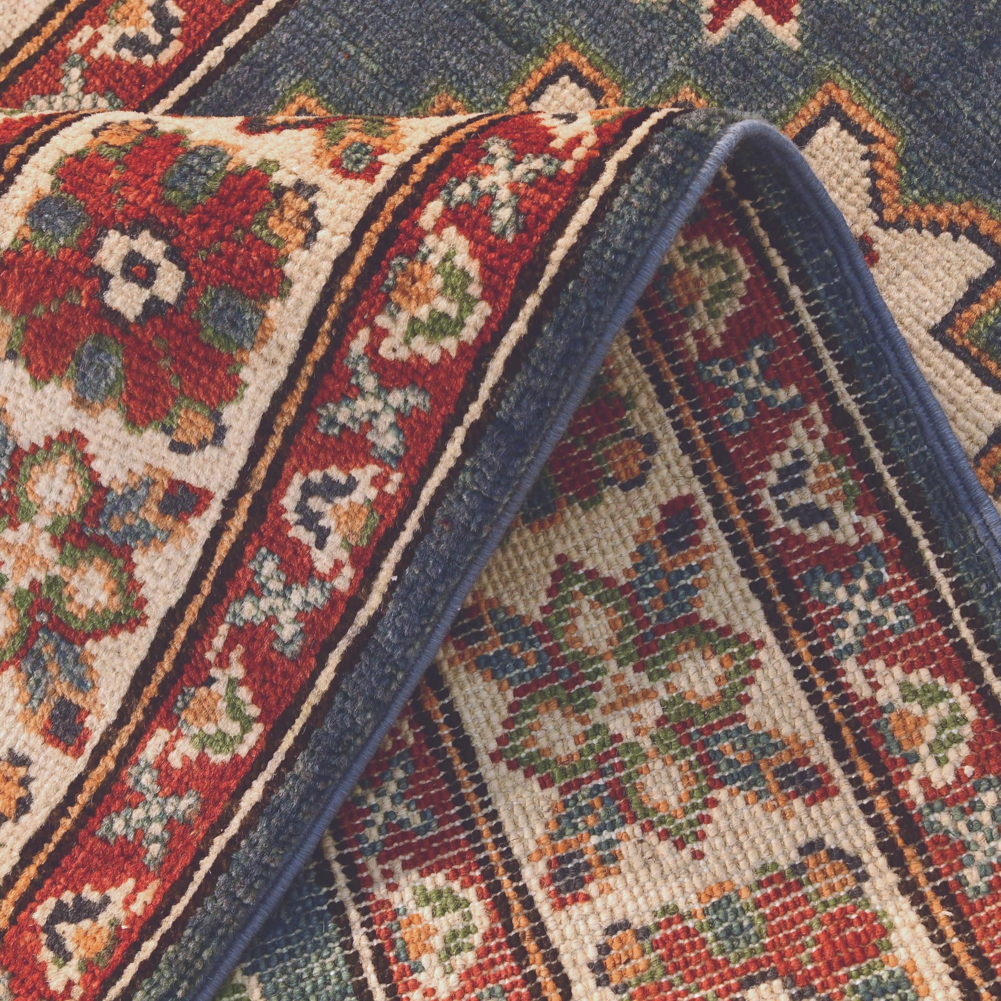 2' 8 x 9' 9 Hand Knotted Kazak Runner Rug