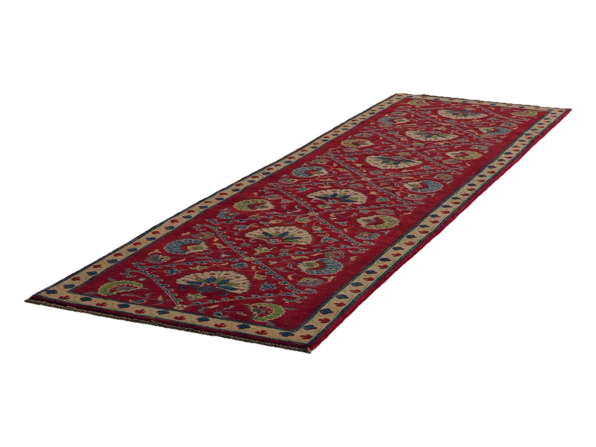 Detail image 4 of 12: 2' 11 x 9' 8 Hand Knotted Kazak Runner Rug