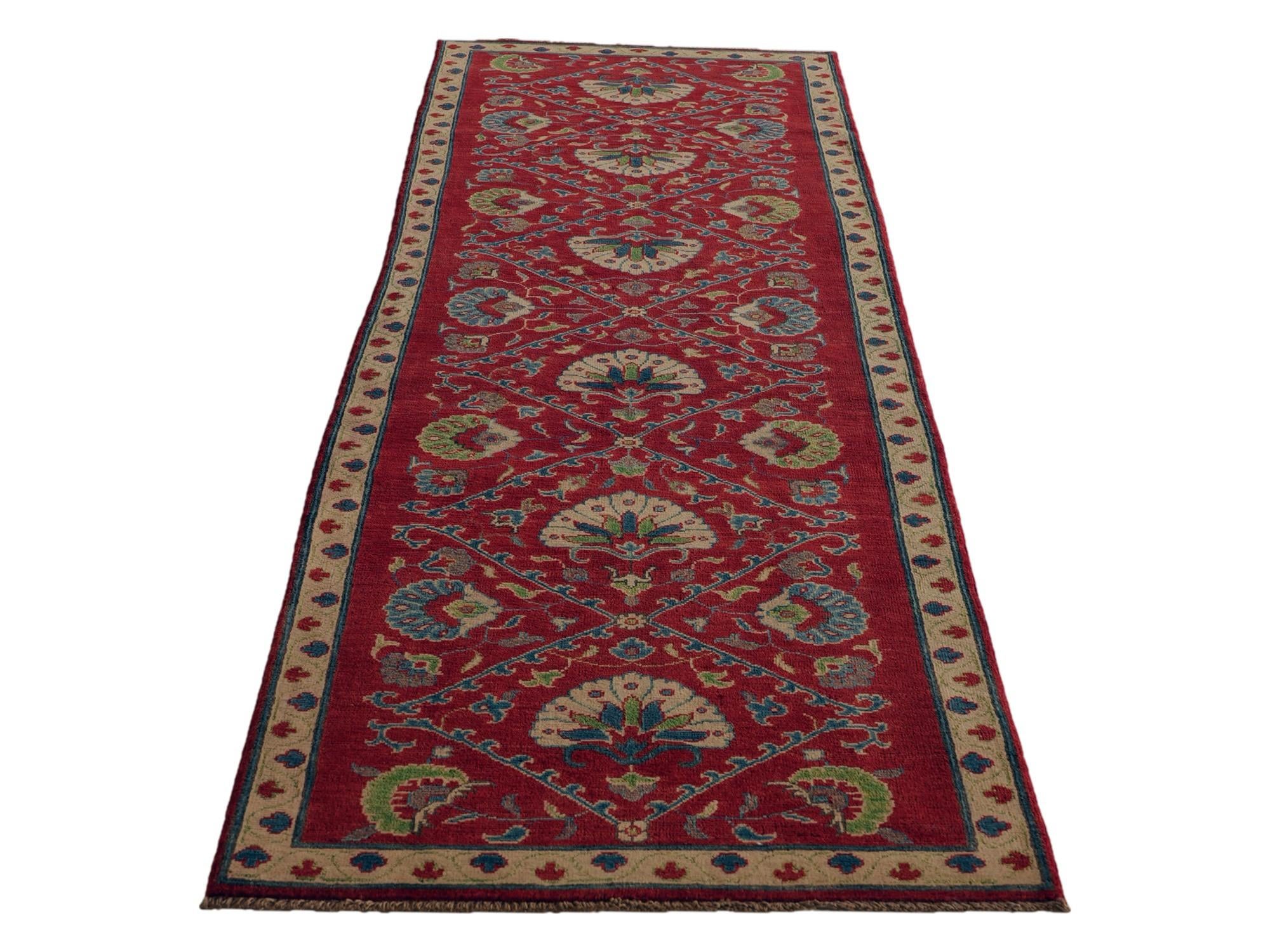 Detail image 5 of 12: 2' 11 x 9' 8 Hand Knotted Kazak Runner Rug