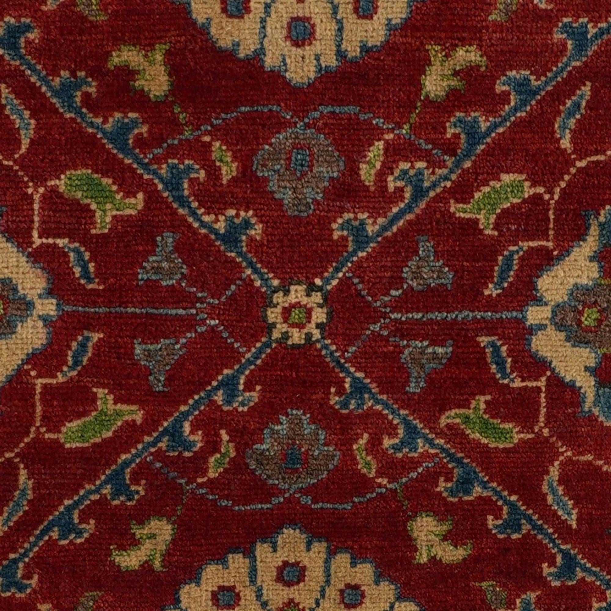 Detail image 11 of 12: 2' 11 x 9' 8 Hand Knotted Kazak Runner Rug