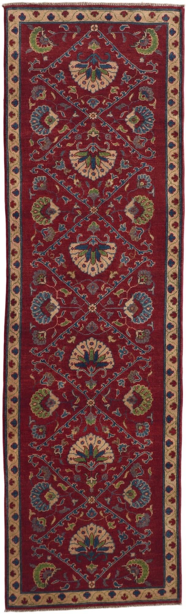 Detail image 2 of 12: 2' 11 x 9' 8 Hand Knotted Kazak Runner Rug