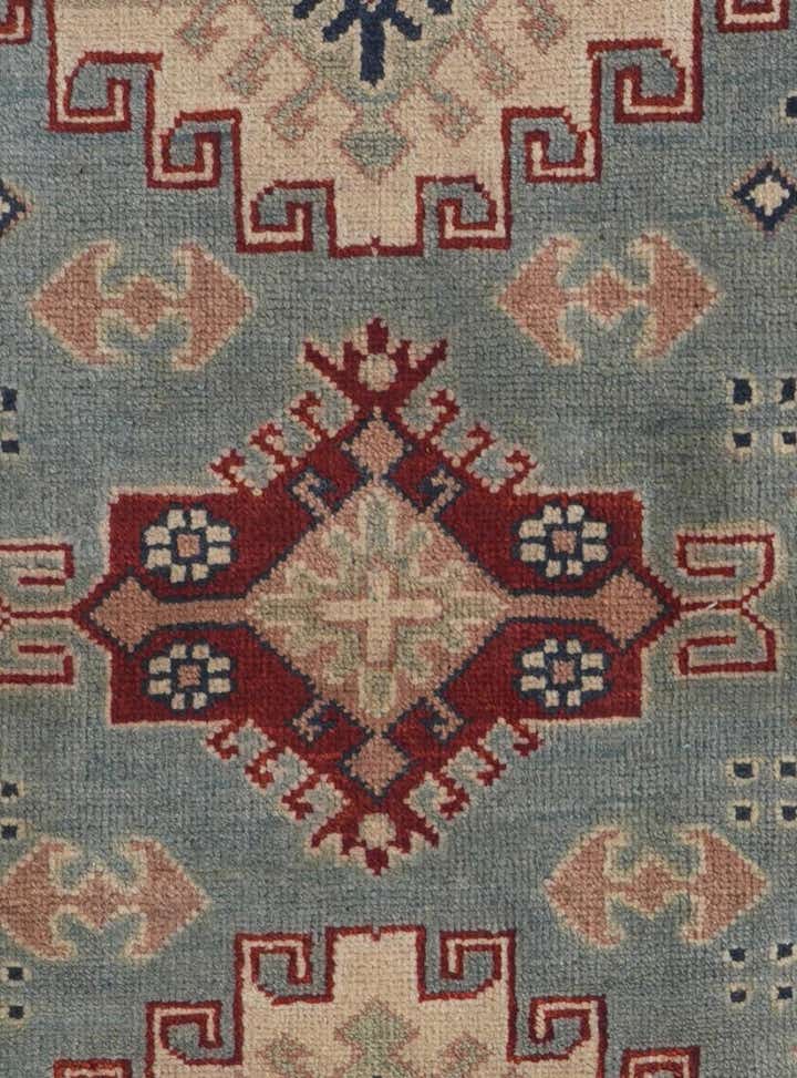 2' 11 x 9' 7 Hand Knotted Kazak Runner Rug