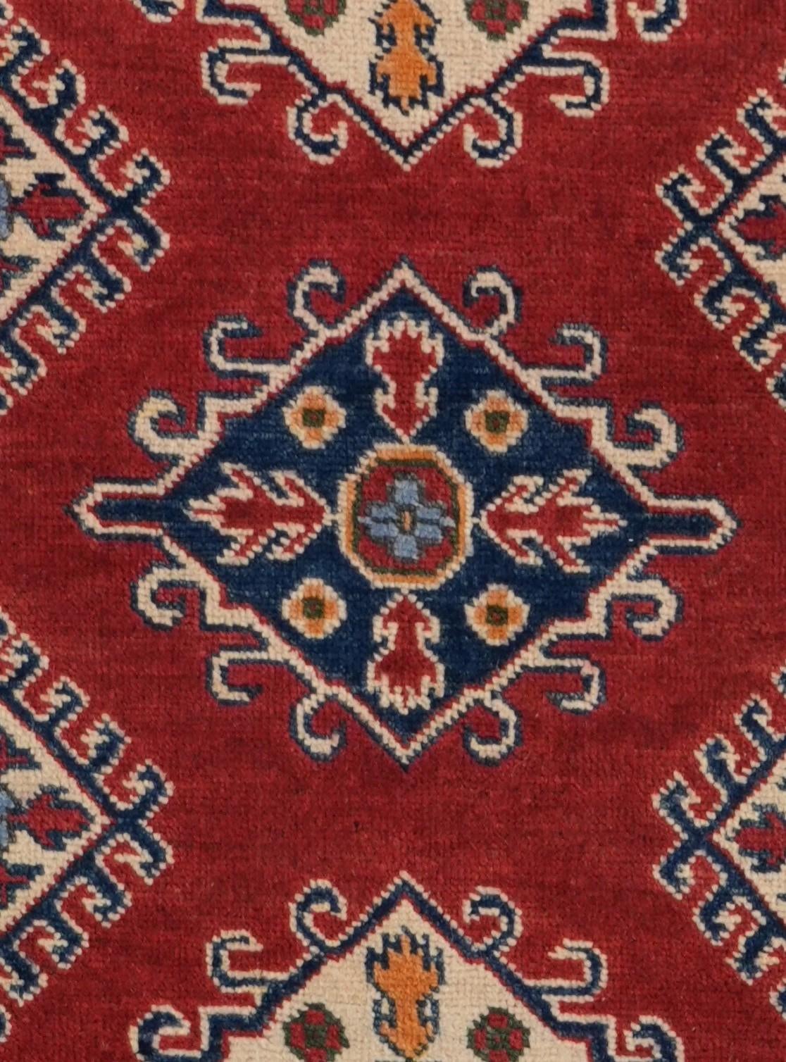2' 9 x 10' 1 Hand Knotted Kazak Runner Rug
