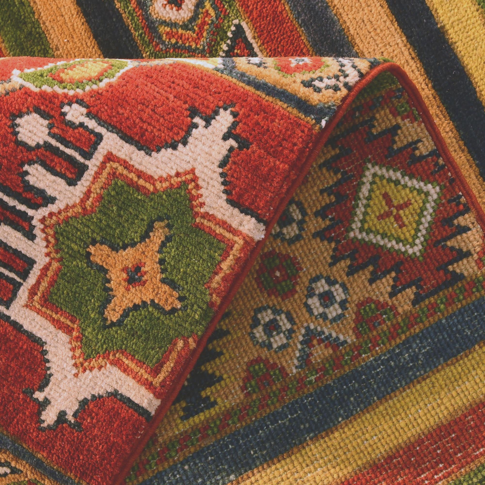 2' 8 x 9' 11 Hand Knotted Kazak Runner Rug