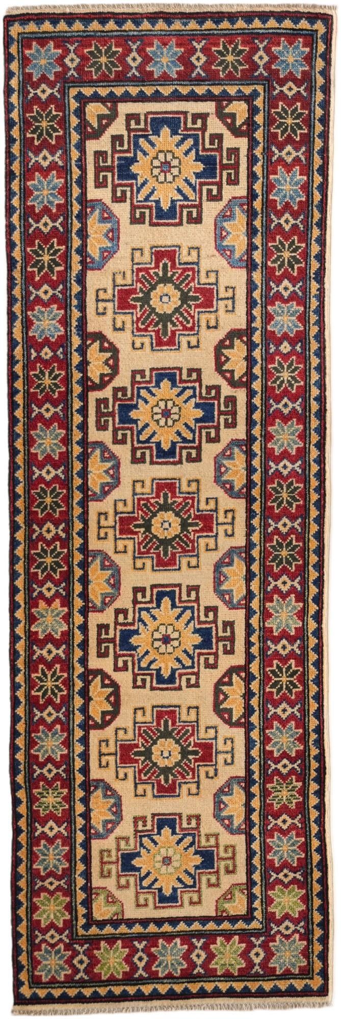 2' x 6' Hand Knotted Kazak Runner Rug