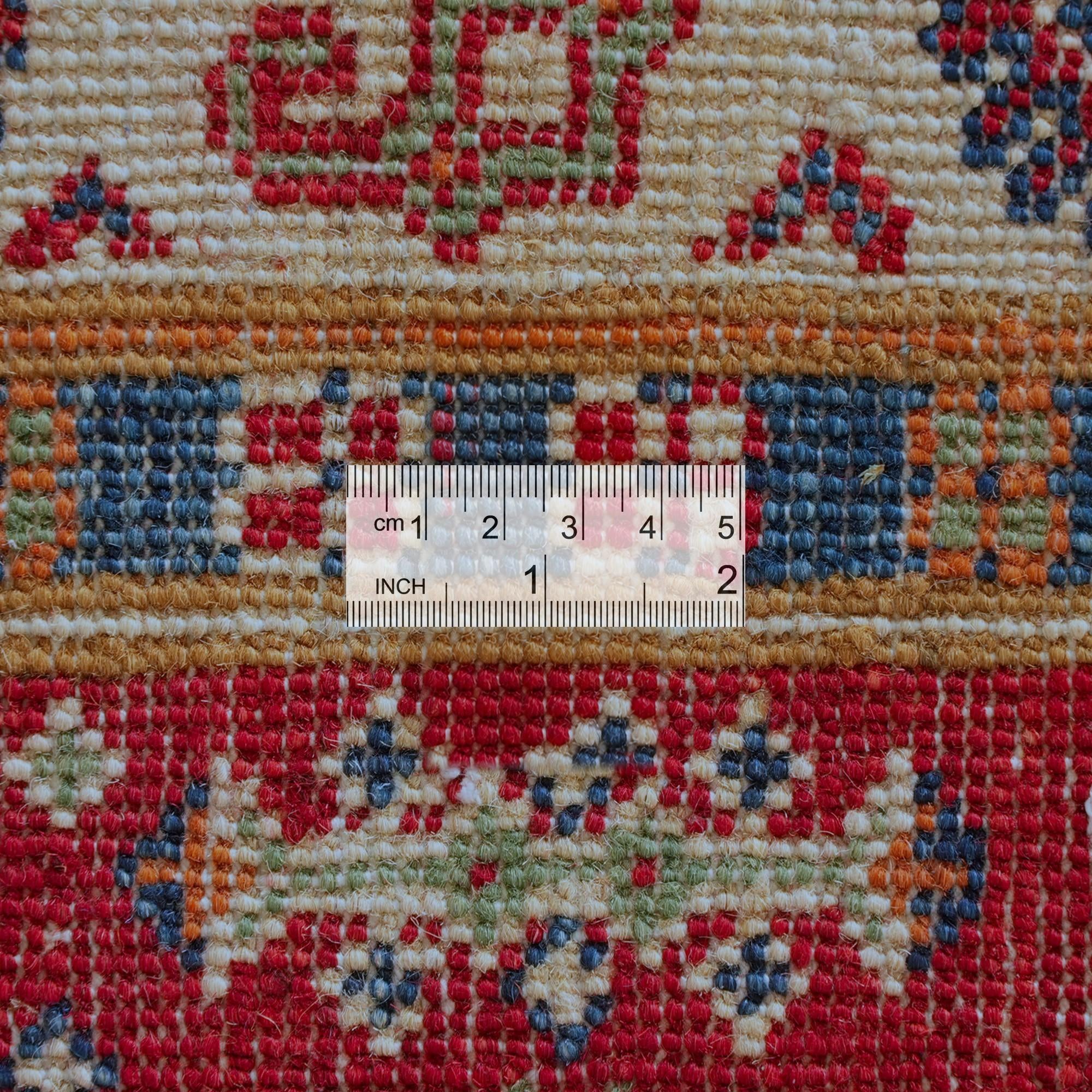 Detail image 9 of 11: 2' 11 x 9' 11 Hand Knotted Kazak Runner Rug