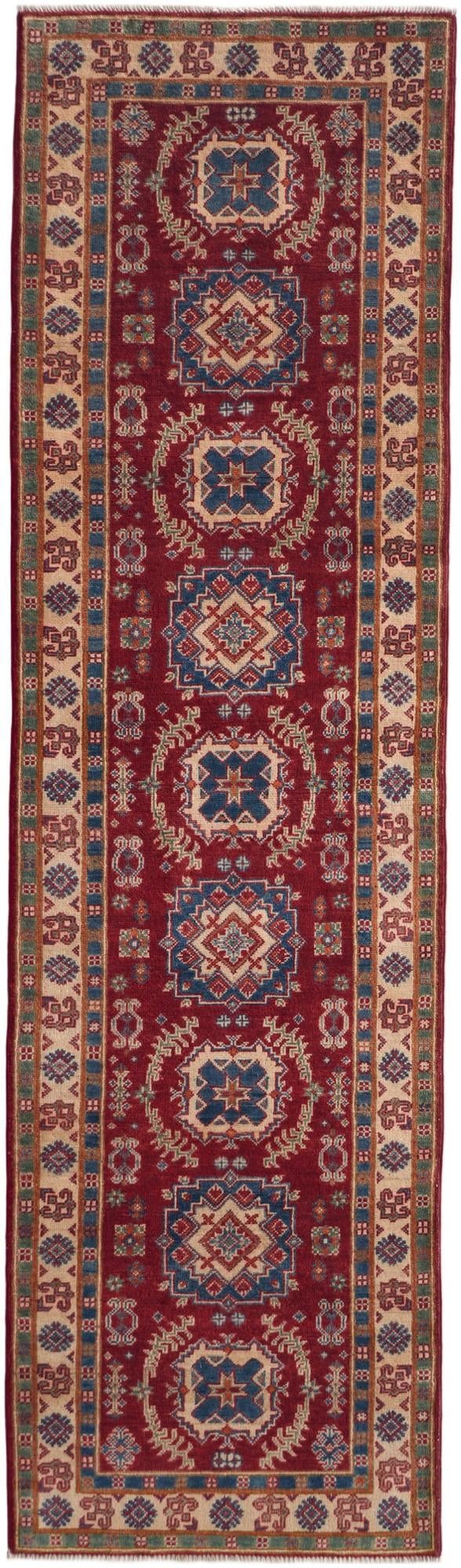 Detail image 2 of 11: 2' 11 x 9' 11 Hand Knotted Kazak Runner Rug