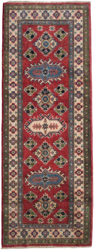 Detail image of 65cm x 175cm Hand Knotted Kazak Runner Rug