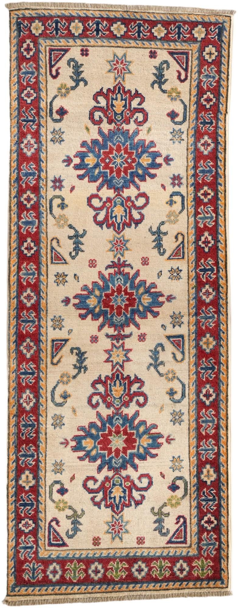 2' 3 x 5' 9 Hand Knotted Kazak Runner Rug