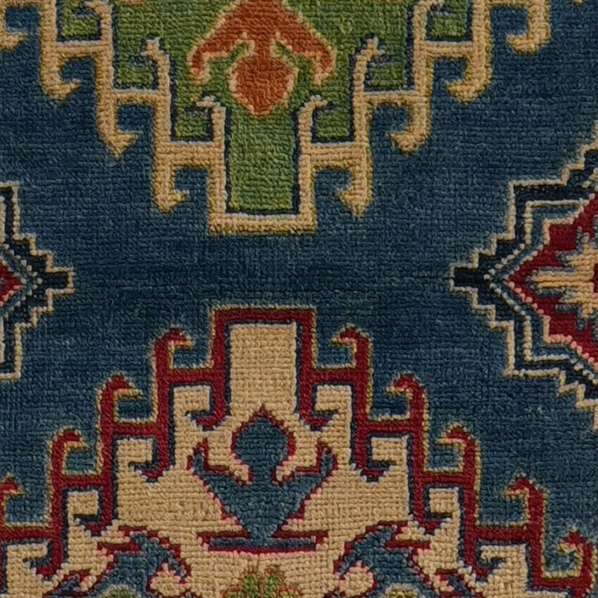 80cm x 485cm anudado a mano Kazak Alfombra Pasillera
