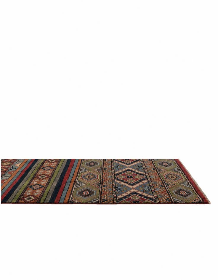Detail image of 2' 7 x 9' 9 Hand Knotted Kazak Runner Rug