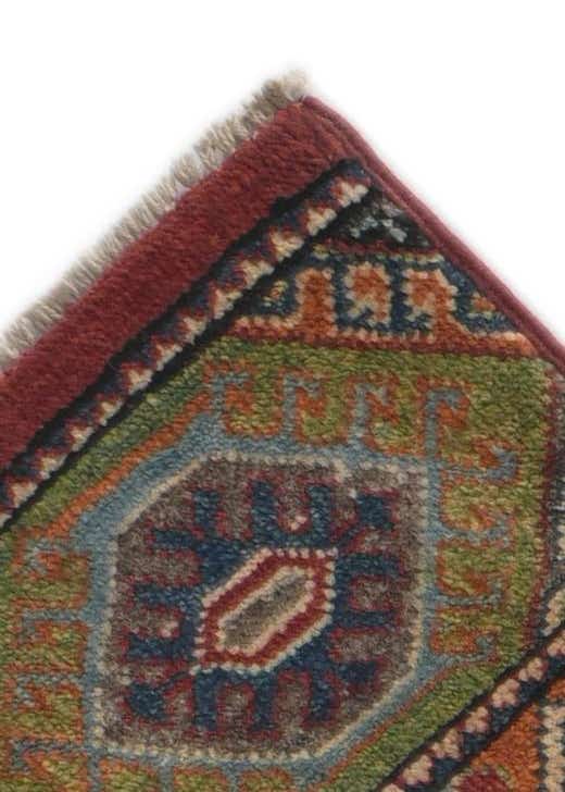 2' 7 x 9' 9 Hand Knotted Kazak Runner Rug