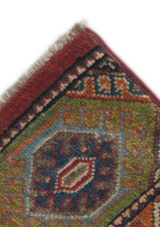2' 7 x 9' 9 Hand Knotted Kazak Runner Rug