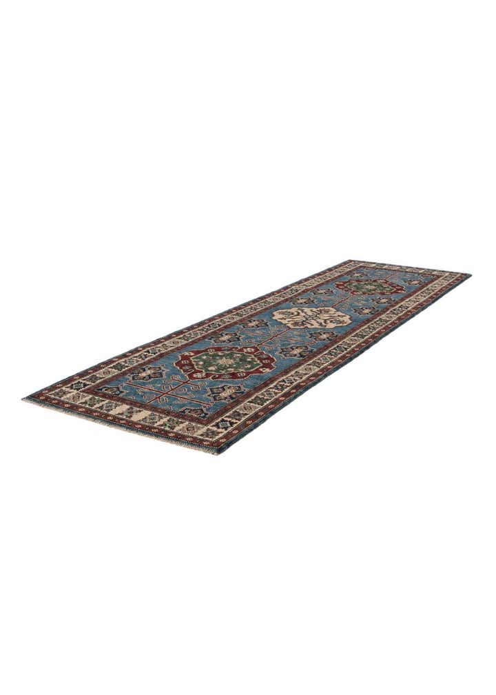 2' 10 x 9' 11 Hand Knotted Kazak Runner Rug