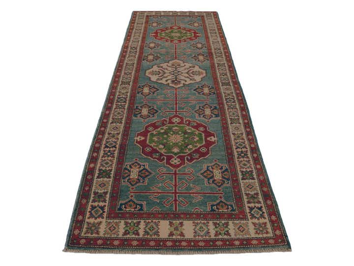 2' 10 x 9' 11 Hand Knotted Kazak Runner Rug