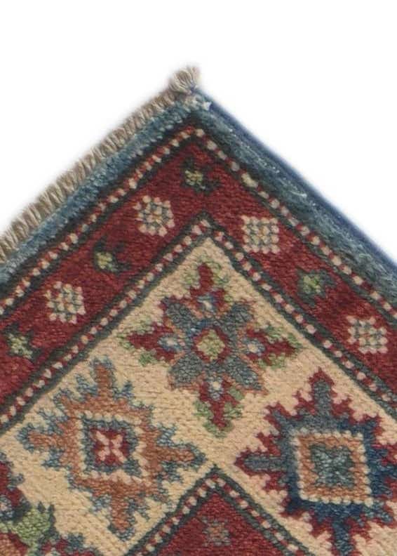 2' 10 x 9' 11 Hand Knotted Kazak Runner Rug
