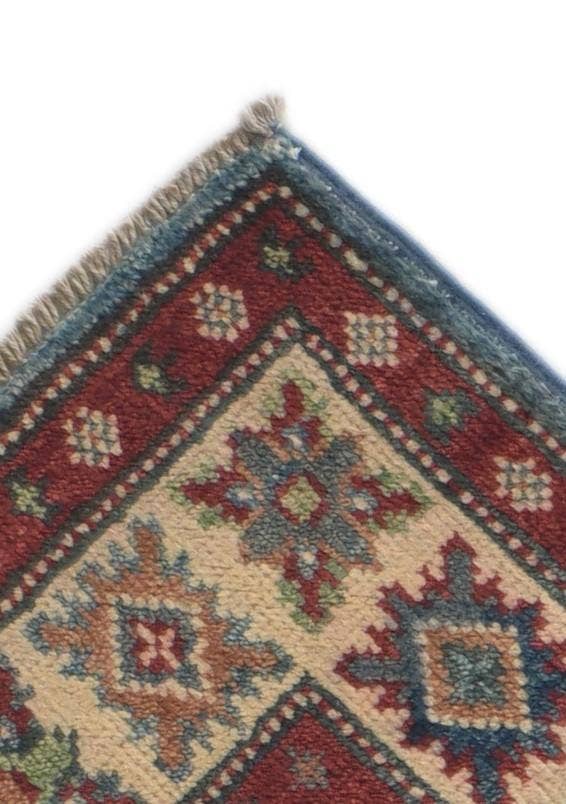 Detail image of 2' 10 x 9' 11 Hand Knotted Kazak Runner Rug