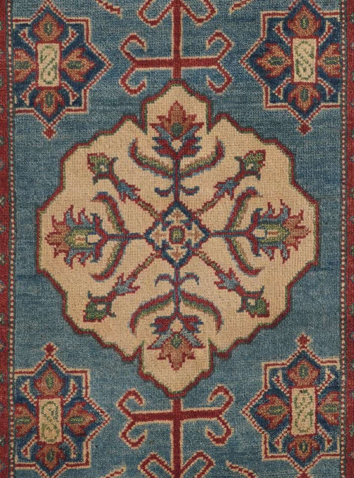 2' 10 x 9' 11 Hand Knotted Kazak Runner Rug