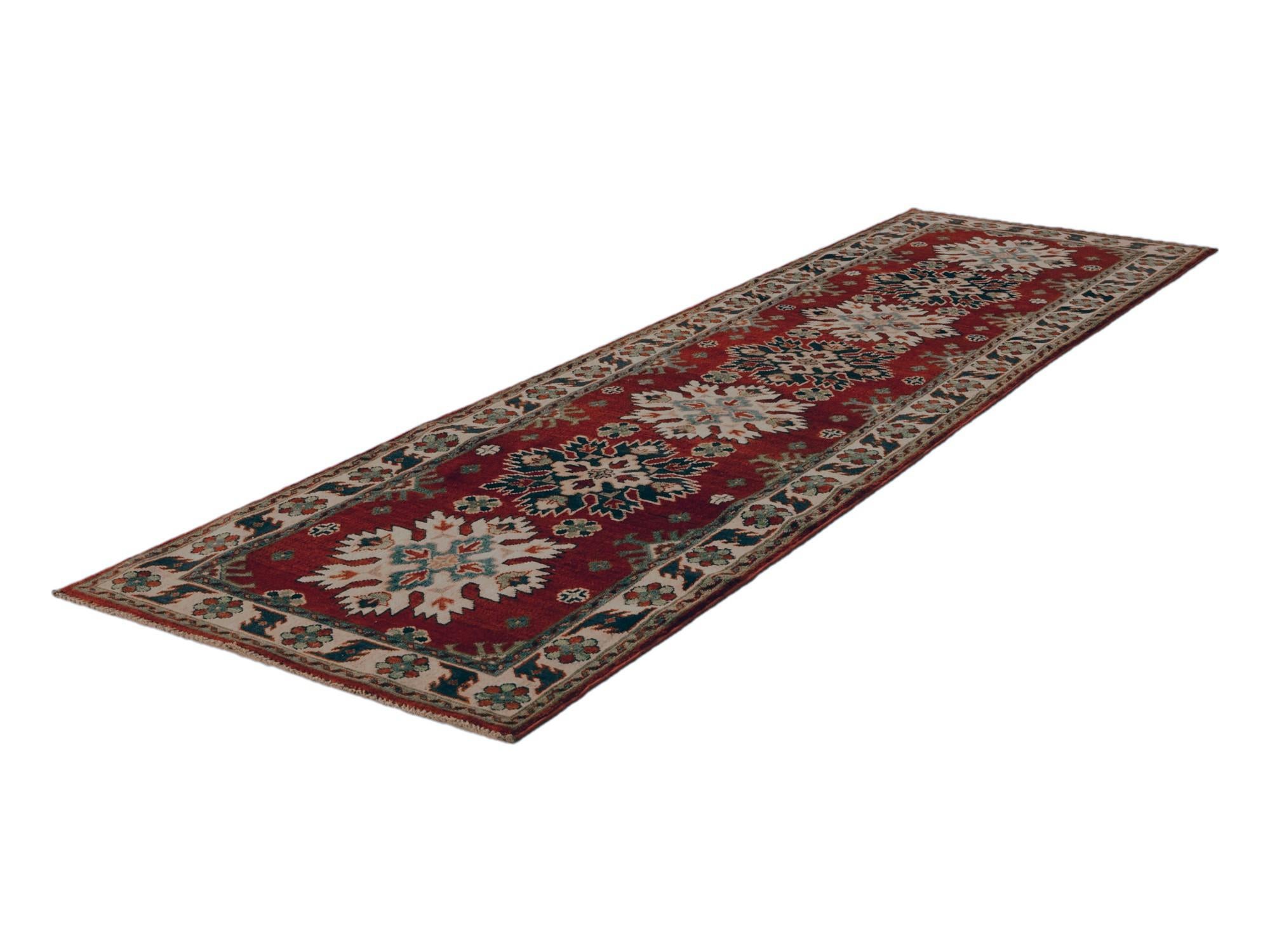 2' 9 x 9' 11 Hand Knotted Kazak Runner Rug