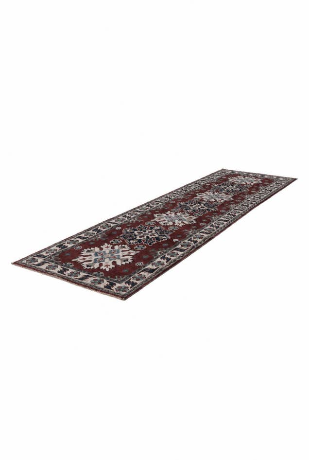 Detail image of 2' 9 x 9' 11 Hand Knotted Kazak Runner Rug