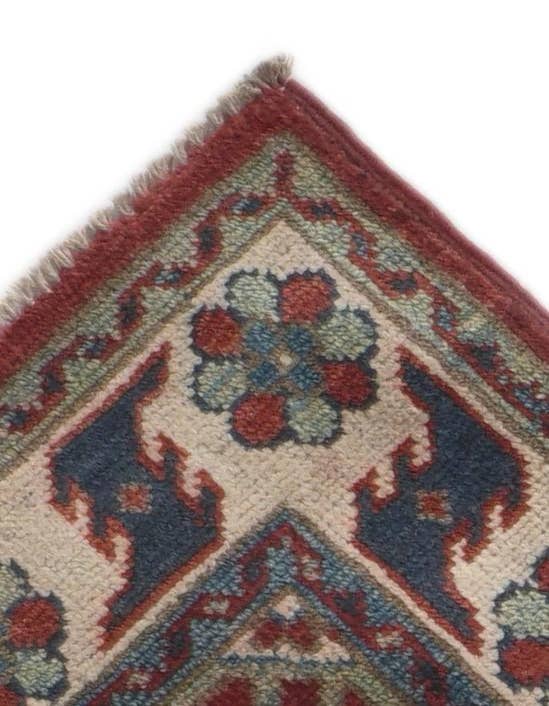 Detail image of 2' 9 x 9' 11 Hand Knotted Kazak Runner Rug