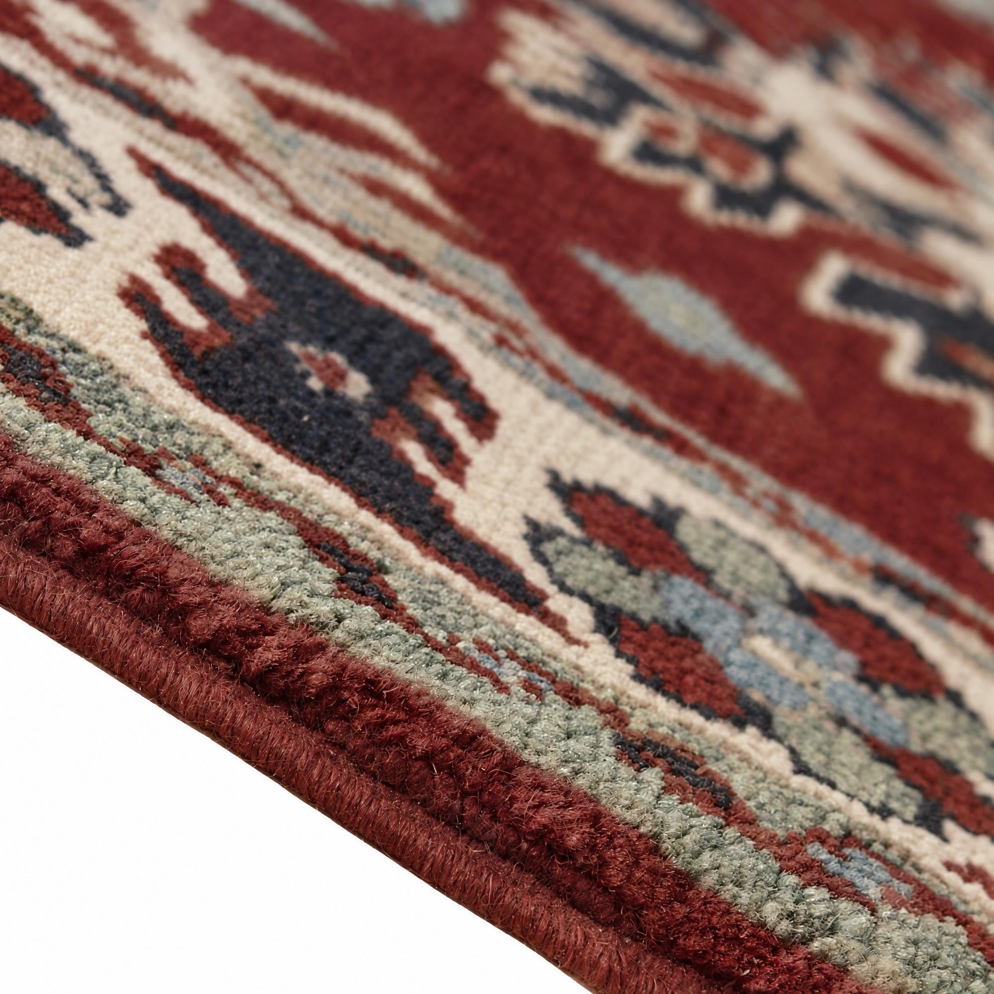 85cm x 305cm anudado a mano Kazak Alfombra Pasillera