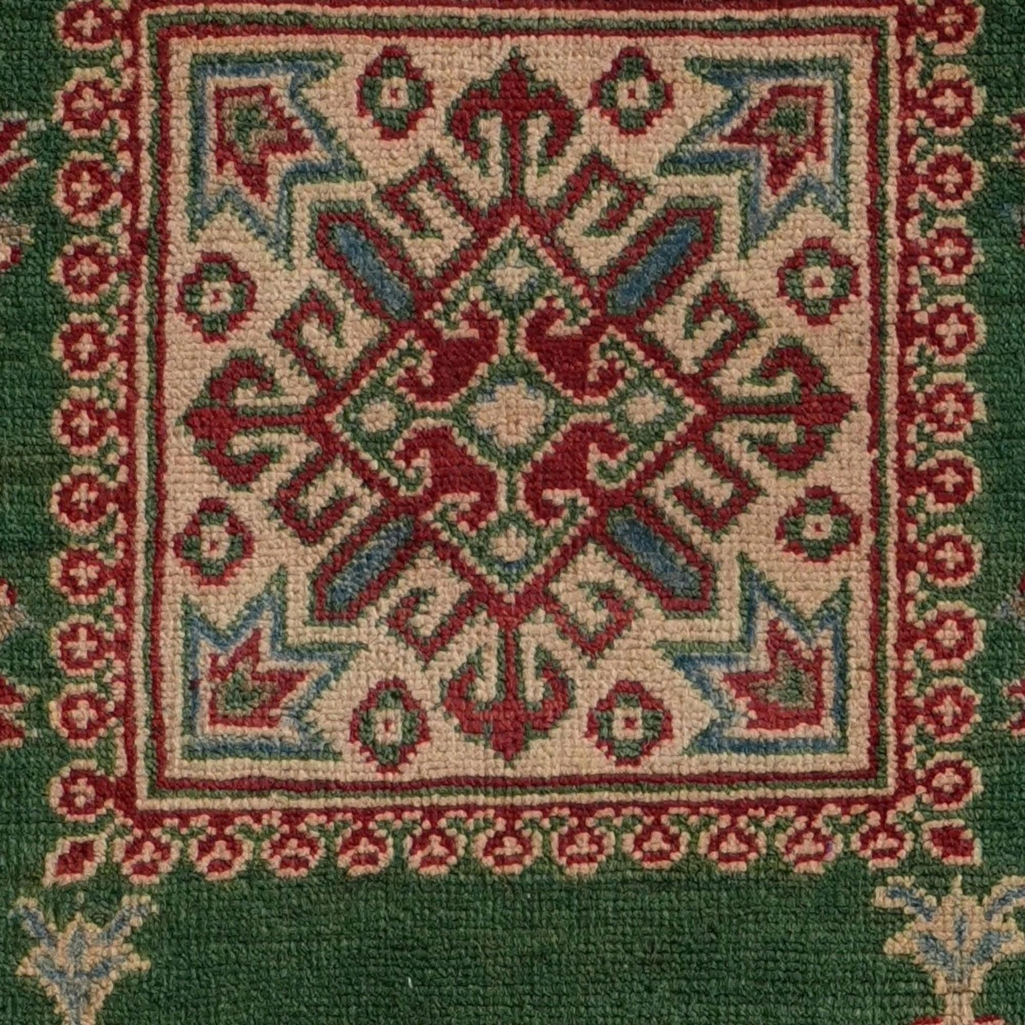80cm x 300cm anudado a mano Kazak Alfombra Pasillera