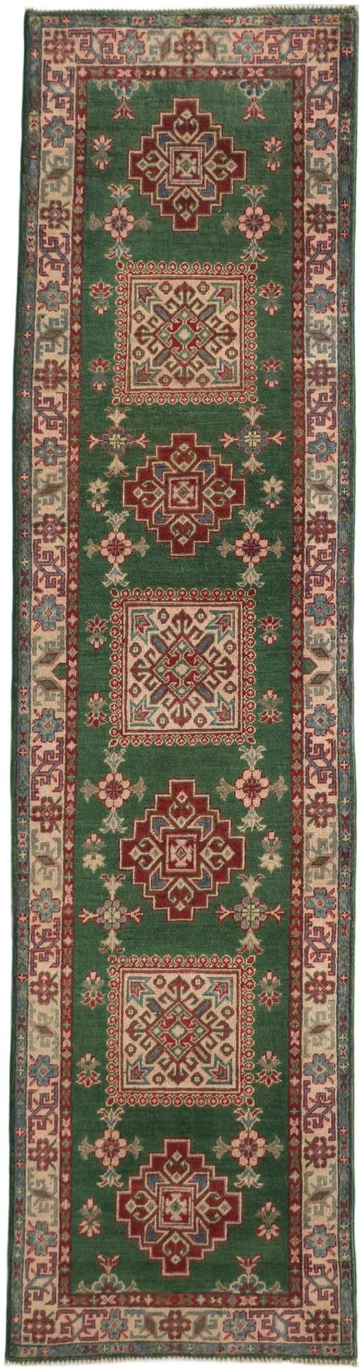80cm x 300cm anudado a mano Kazak Alfombra Pasillera