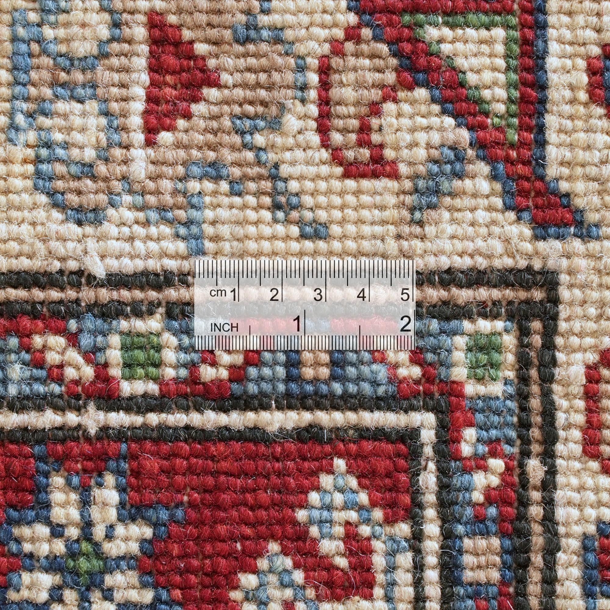 85cm x 195cm Hand Knotted Kazak Runner Rug