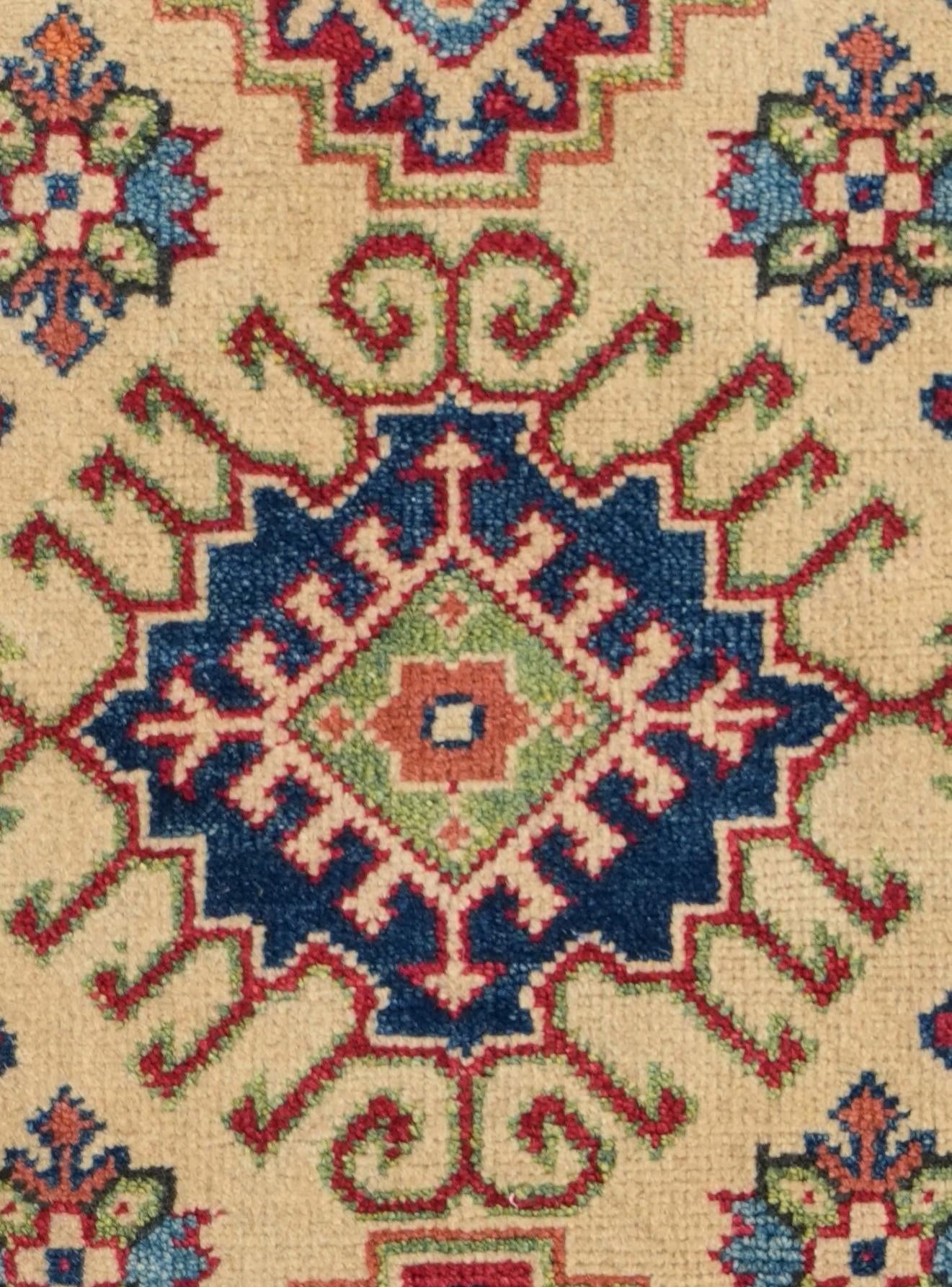 2' 1 x 6' Hand Knotted Kazak Runner Rug