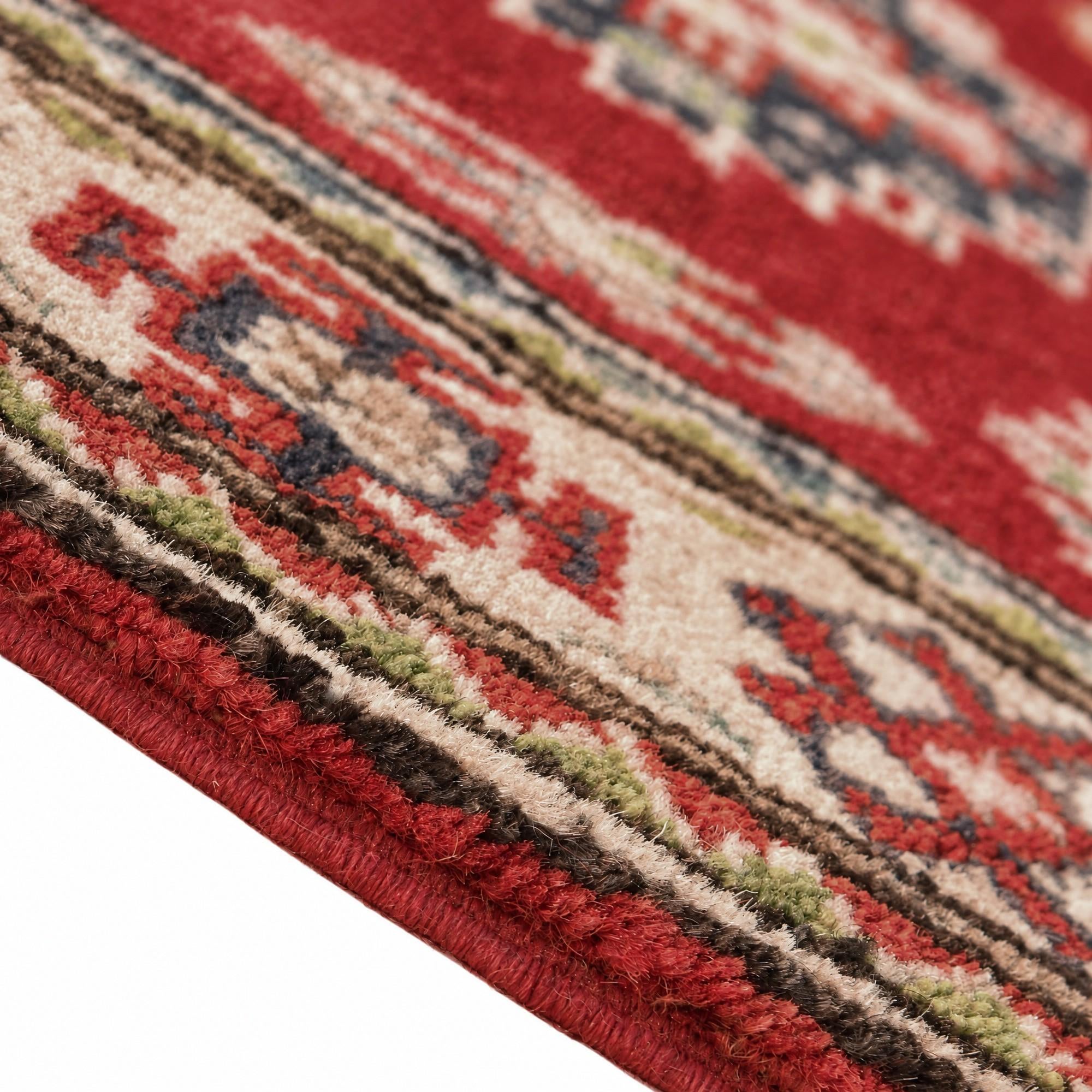 65cm x 190cm anudado a mano Kazak Alfombra Pasillera