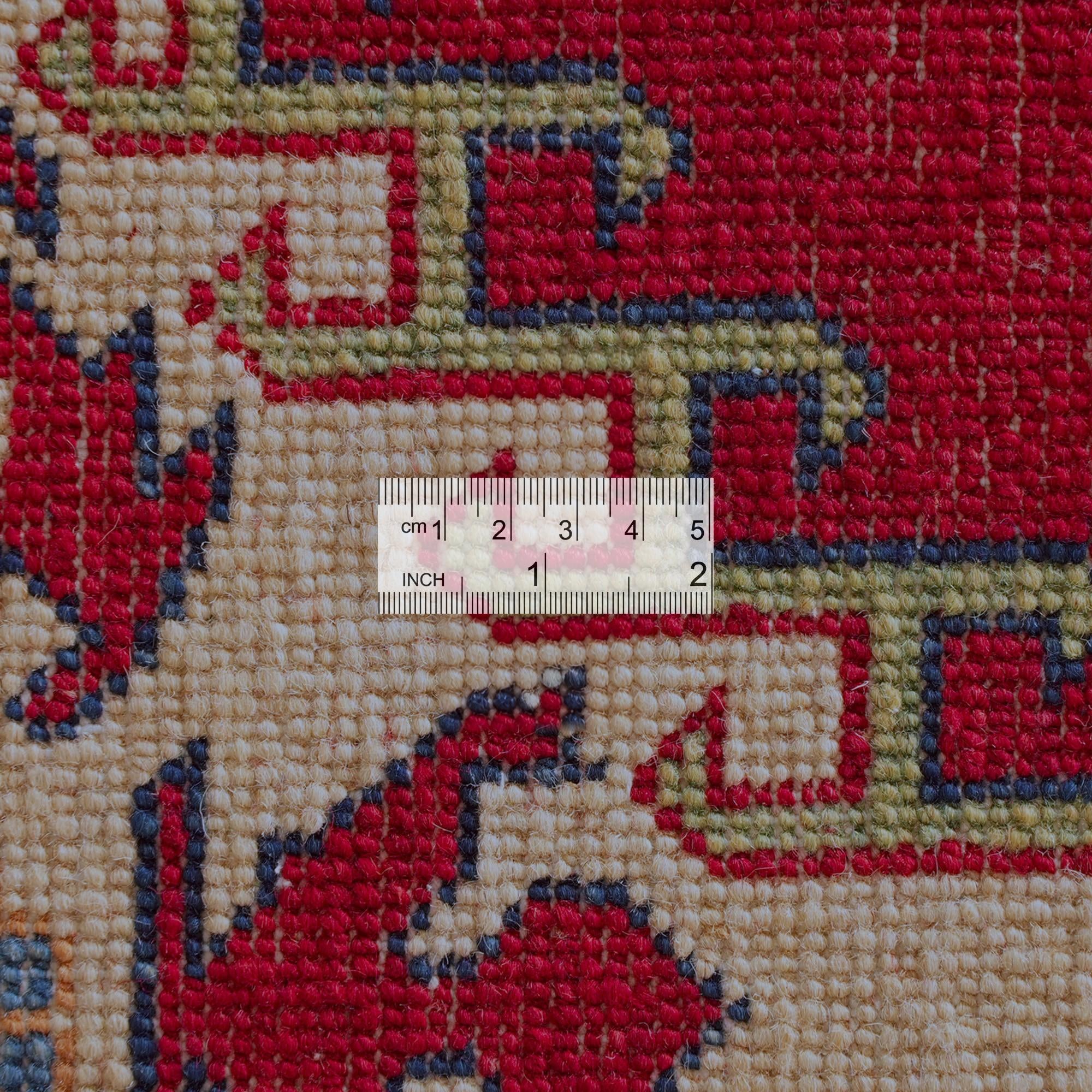 Detail image 8 of 9: 2' 8 x 15' 8 Hand Knotted Kazak Runner Rug