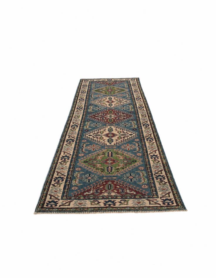 Detail image of 2' 8 x 9' 9 Hand Knotted Kazak Runner Rug