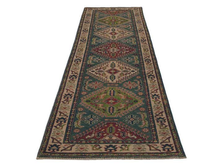 2' 8 x 9' 9 Hand Knotted Kazak Runner Rug