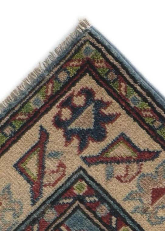 2' 8 x 9' 9 Hand Knotted Kazak Runner Rug