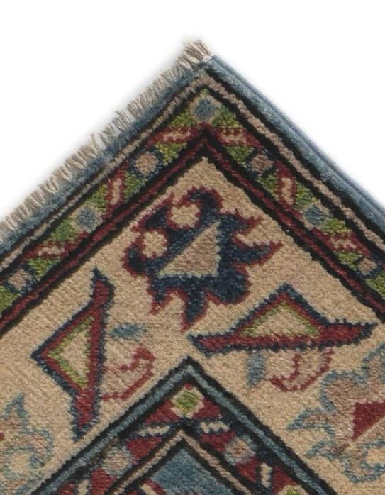 Detail image of 2' 8 x 9' 9 Hand Knotted Kazak Runner Rug