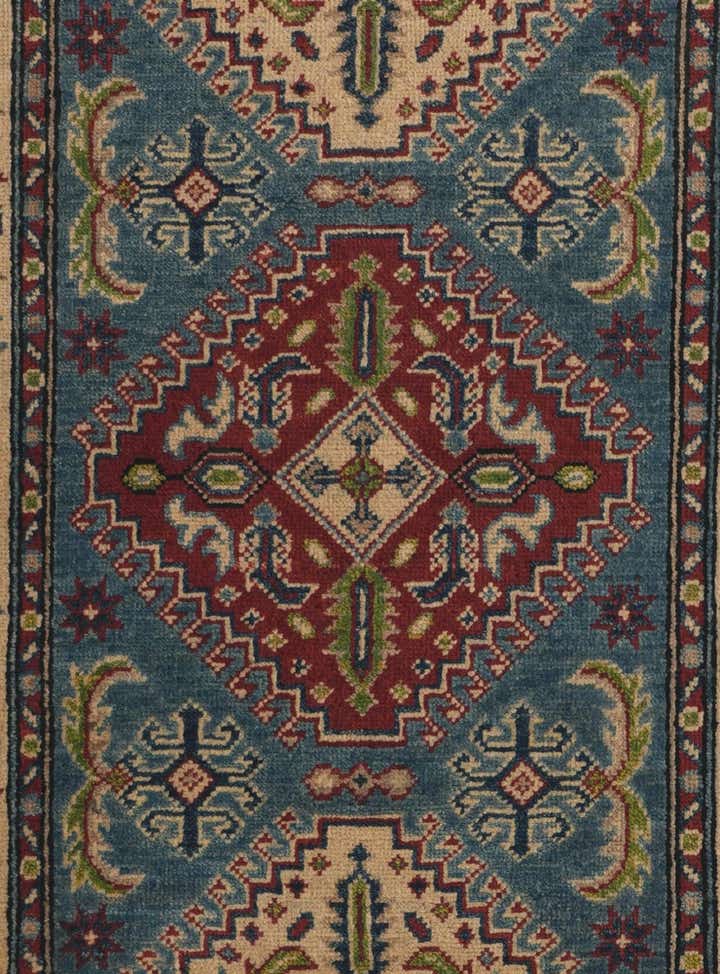 2' 8 x 9' 9 Hand Knotted Kazak Runner Rug