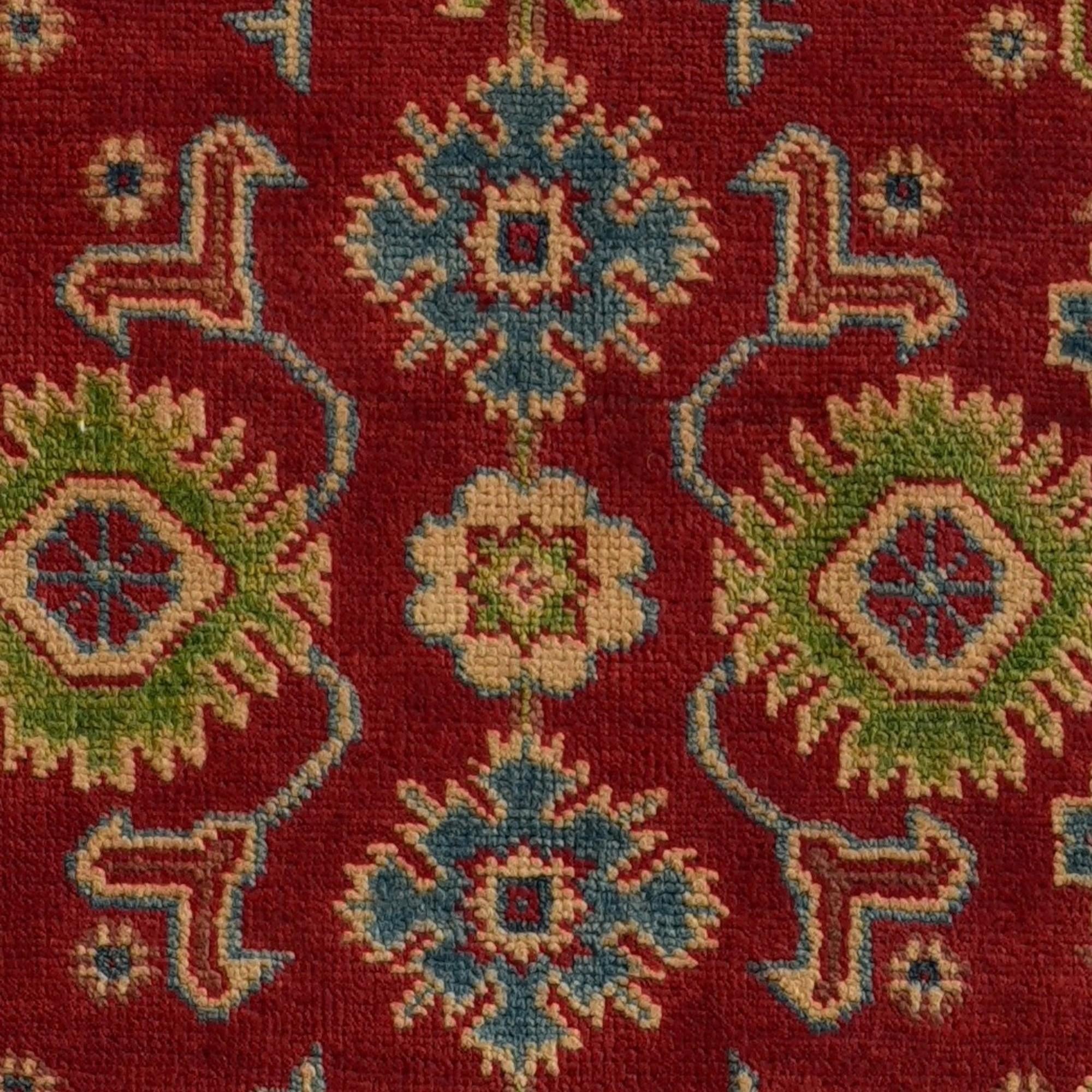 Detail image 10 of 11: 2' 8 x 9' 7 Hand Knotted Kazak Runner Rug
